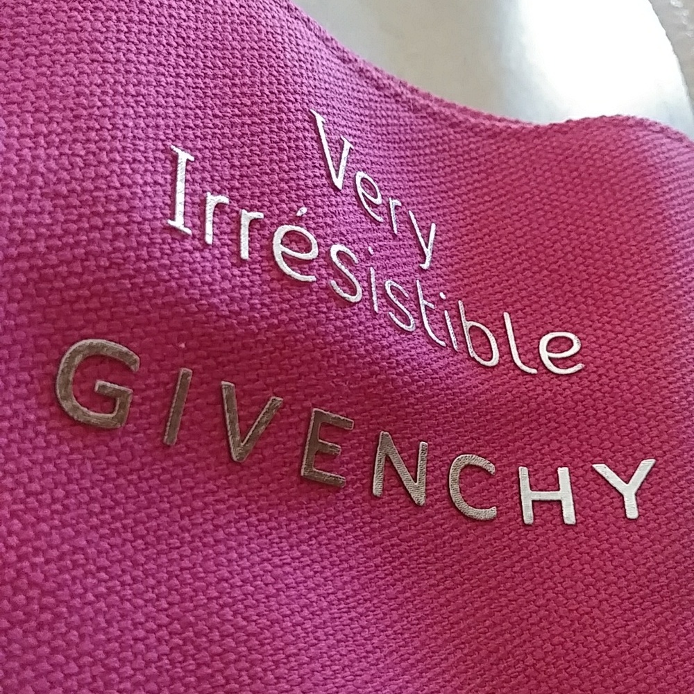 Givenchy pink canvas tote shoulder purse travel shopping beach bag - Picture 12 of 12